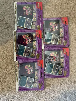 Pokemon Ascended Heroes Tech Sticker Pack Gastly ( Lot Of 5) - Fast Shipping - Image 1