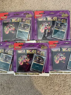 Pokemon Ascended Heroes Tech Sticker Pack Gastly ( Lot Of 5) - Fast Shipping - Image 4