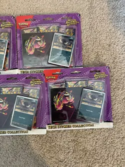 Pokemon Ascended Heroes Tech Sticker Pack Gastly ( Lot Of 5) - Fast Shipping - Image 5