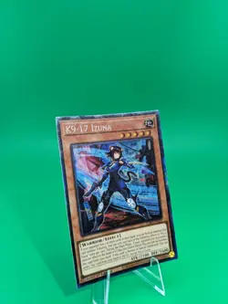 Yu-Gi-Oh! K9-17 Izuna JUSH-EN031 Collector's Rare - Image 1