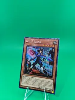 Yu-Gi-Oh! K9-17 Izuna JUSH-EN031 Collector's Rare - Image 2