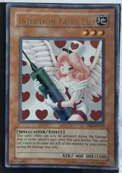 Yugioh Injection Fairy Lily DB2-EN171 Ultra Rare - Image 1
