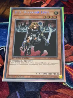 MISPRINT name shift D.D. Warrior Lady Yu-Gi-Oh! Secret Rare SGX1 - Image 1