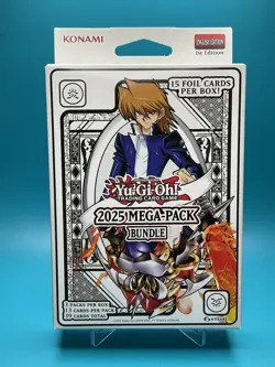 Yugioh 2025 Mega-Pack Bundle Tuck Box 3-Packs - Factory Sealed - 15 FOIL PER BOX - Image 1