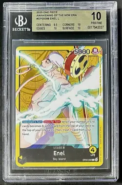 BGS 10 One Piece OP05-098 L Enel - English - Awakening of the New Era - Graded - Image 1