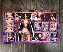 O-P OPCG TCG CCG Mouse Pad BOA HANCOCK Table Playmat Trading Card Game Mat & Bag - Image 1