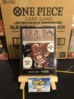 ONE PIECE CARD RARE HOLO GAME CARTE FRANCAISE DON!! OP09 FR NEUF - Image 1