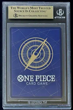 BGS 10 One Piece ST16-004 SR Shanks - English - Foil - Green Uta - Graded - TCG - Image 2