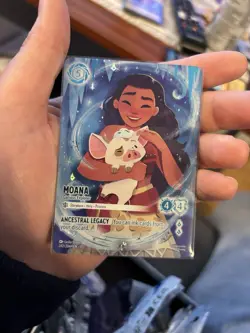 RARE Moana Curious Explorer Iconic Disney Lorcana Winterspell - Image 3