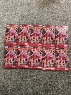 One Piece Card Game EB-03 Heroines Sleeved Booster Pack Lot of 10 Sealed - Image 1