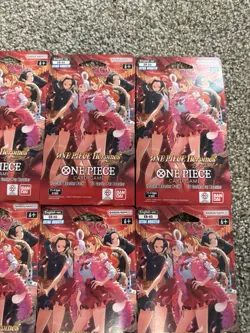 One Piece Card Game EB-03 Heroines Sleeved Booster Pack Lot of 10 Sealed - Image 5
