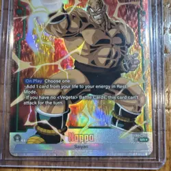 Bandai Dragon Ball Super Card Game Nappa Alt-Art FB04-064 SR Foil English - Image 3