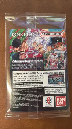 One Piece Card Game MONKEY D. LUFFY College Basketball Promo SEALED - MINT - Image 2