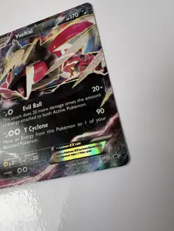 Pokemon Yveltal EX XY150 XY Promo Holo Basic Darkness Card 170 HP English - Image 2