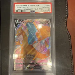 Charizard V SWSH050 SWSH: Sword & Shield Promo Cards Holo PSA 10 - Image 1