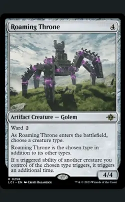 Roaming Throne The Lost Caverns of Ixalan Regular - Image 1