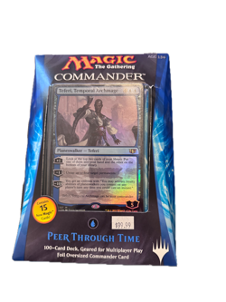 Peer Through Time Commander Deck Magic the Gathering Brand New Sealed See Photos 787799400838 - Image 1