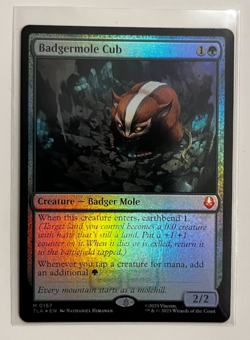 MTG – Avatar – Badgermole Cub Foil - Mythic 0167 - Image 1