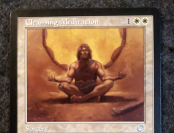 MTG Magic - Cleansing Meditation - Torment - Uncommon NEVER PLAYED (DS3D1E2) - Image 3