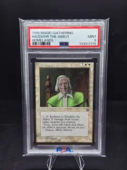 1995 Magic The Gathering Hazduhr The Abbot Homelands PSA 9 - Image 1
