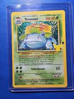 Pokemon TCG Venusaur Classic Collection Holo Card 15/102 Celebrations - Image 1