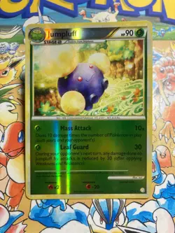 Jumpluff 6/123 Holo Rare HeartGold & SoulSilver Pokemon Reverse Holo TCG - Image 1