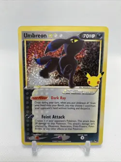 Pokemon TCG Umbreon Gold Star 17/17 Celebrations Classic Collection - Image 2