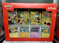 POKEMON TCG SCARLET & VIOLET 151 4 PACK MINI TINS FACTORY SEALED - Image 1