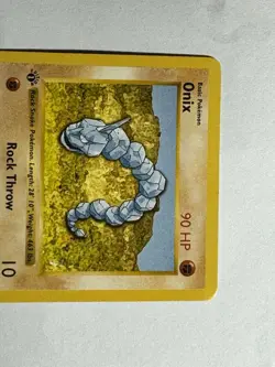 Pokemon TCG Onix Base Set 56/102 Regular 1st Edition Common - Image 2