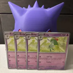 Kirlia 059/132 Mega Evolution Pokemon 4x Playset Non Holo TCG - Image 1