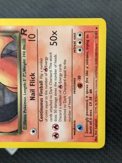 Dark Charizard 21/82 - Team Rocket Unlimited Non-Holo Rare Pokemon TCG NM - Image 5