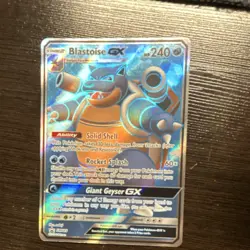 Pokemon Blastoise GX Full Art Promo Holo SM Unbroken Bonds SM189 240HP English - Image 1