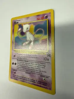 Mew 8 - Vintage WOTC Black Star Promo 2000 Non Holo Pokemon TCG MP - Image 2