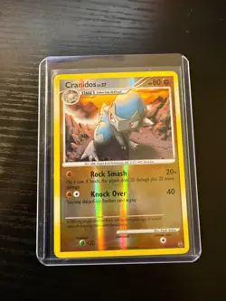 Cranidos Platinum Reverse Holo Pokemon TCG 46/127 Uncommon LP - Image 1