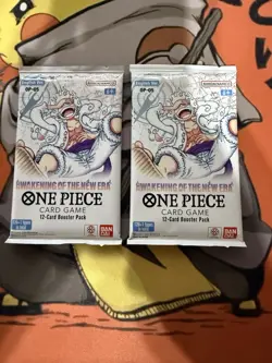 2x One Piece Awakening Of The New Era Booster Pack (OP05) [English Ver] TCG - Image 1