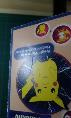 Pokemon Card Vintage Burger King Promo #25 Pikachu Perforated Card 1999 HP - Image 3