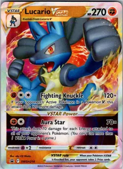 SWSH: Sword & Shield Promo Cards #SWSH214 Lucario VSTAR - Image 1