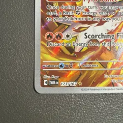 Pokemon TCG Infernape Card Twilight Masquerade Illustration, Rare, 173/167 - Image 2
