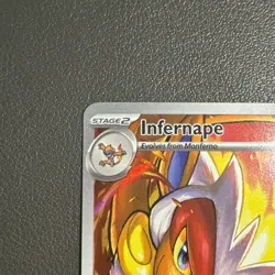 Pokemon TCG Infernape Card Twilight Masquerade Illustration, Rare, 173/167 - Image 3