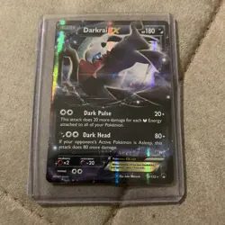 Pokemon Darkrai EX Holo Card 74/122 Breakpoint Ultra Rare - LP - Image 1