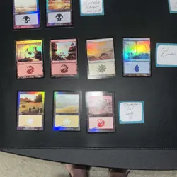 Magic The Gathering Foil Lands Arcadian, Mirroring, Invasion, Odyssey 17 Cards - Image 3