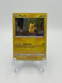 Pokemon TCG Pikachu 027/078 Pokemon GO Cosmos Holo Rare English Card - Image 1