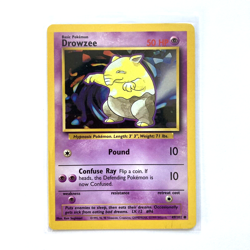 Drowzee - #49/102 - Base Set - 1999 WOTC Pokemon Card Common - LP - Image 1
