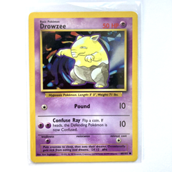 Drowzee - #49/102 - Base Set - 1999 WOTC Pokemon Card Common - LP - Image 3