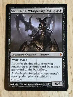 MTG - Sheoldred, Whispering One - New Phyrexia - LP/MP - Image 1