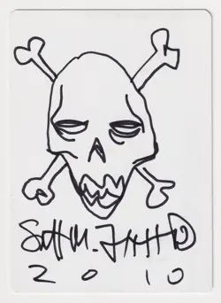 Signed Time Stop Proof Sketch HP 10th Edition Artist Scott M. Fischer MTG AP! - Image 1