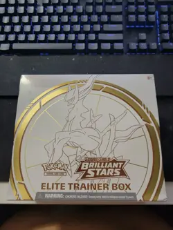 Pokemon Brilliant Stars ETB Elite Trainer Box Minor Tears - Image 1