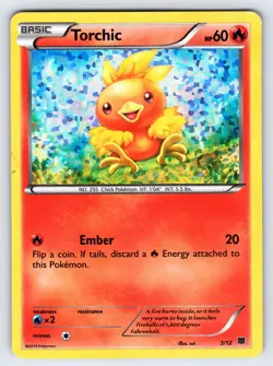 Torchic 3/12 2014 McDonald's Collection Pokemon Card TCG Promo Holo Exclusive Mp - Image 1