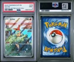 Pokemon TCG Victini Full Art Holo Black Star Promo Card 208 PSA 9 - Image 3