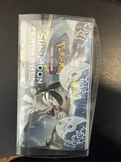 Pokemon Sun and Moon Crimson Invasion Booster Box Sealed ***box damage*** 820650812491 - Image 2